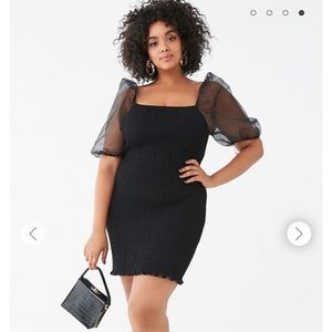 Forever 21 plus size black dress